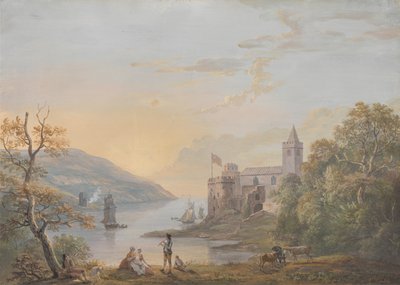 Château de Dartmouth - Paul Sandby